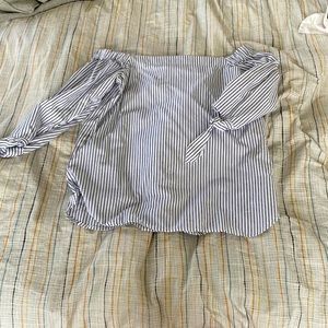 Banana republic off shoulder blouse